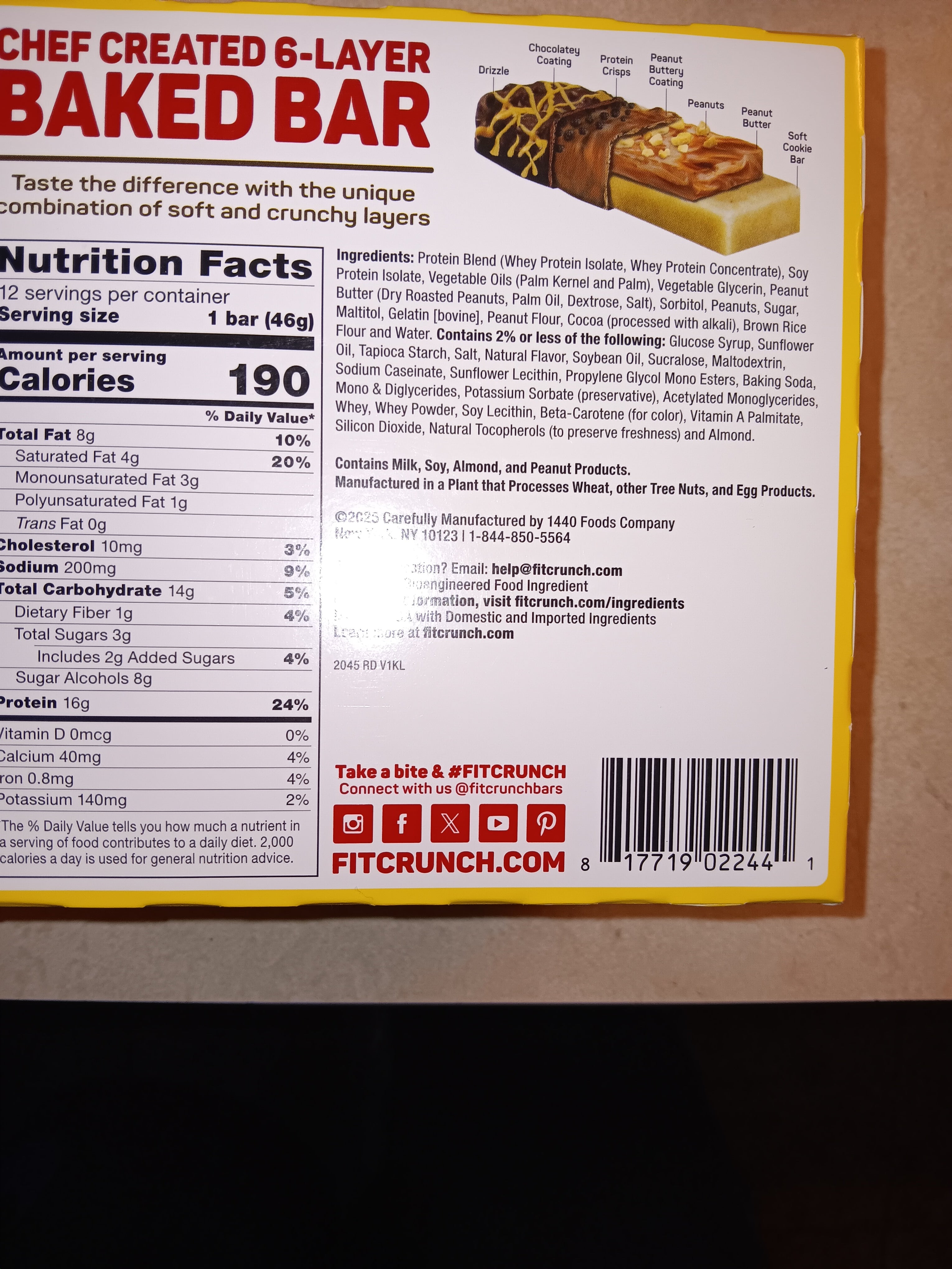 FitCrunch 12-Bar Variety Pack